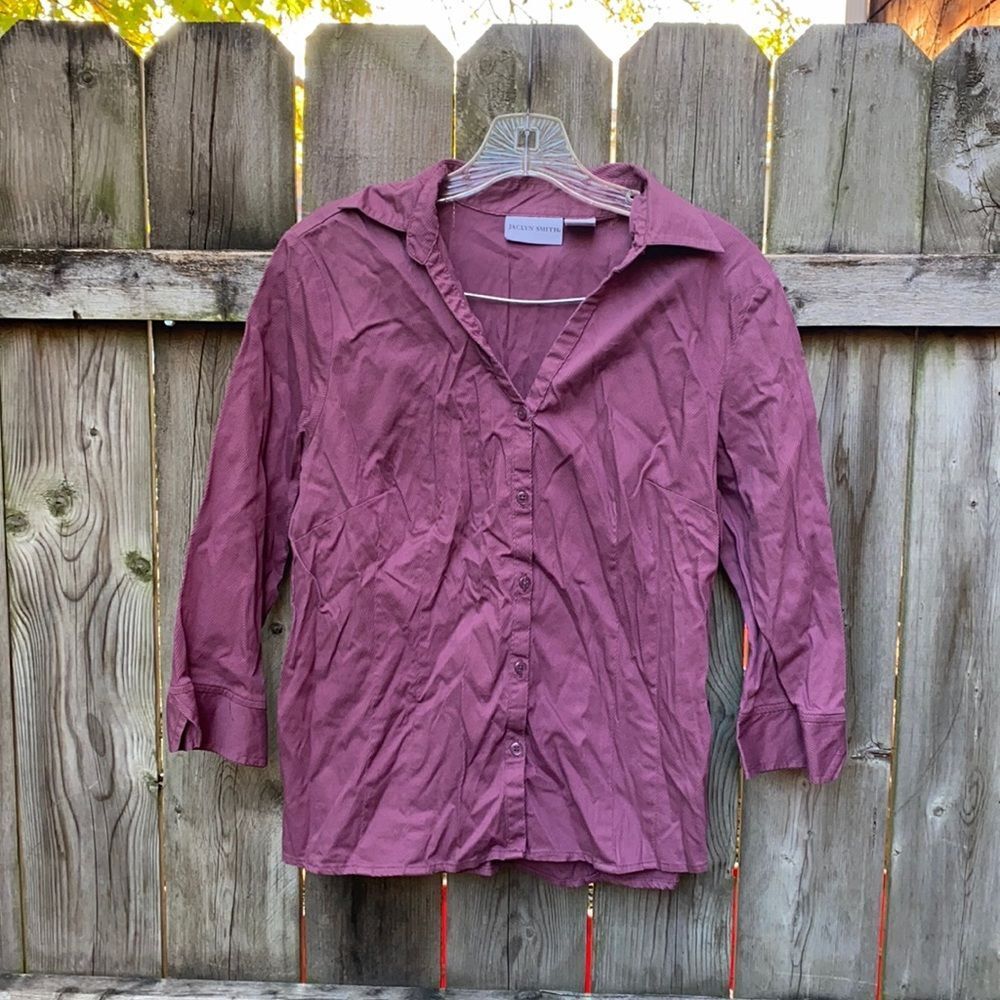 Jaclyn Smith Button down top sz. L
